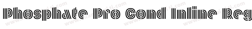 Phosphate Pro Cond Inline Regular Unde字体转换